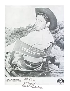 Dale Robertson autograph