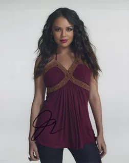 Janel Parrish autograph