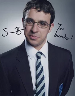 Simon Bird autograph