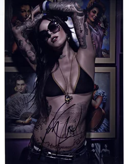 Kat von D autograph