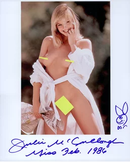 Julie McCullough autograph