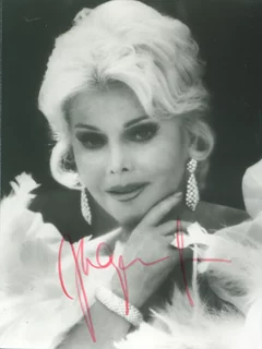 Zsa Zsa Gabor autograph
