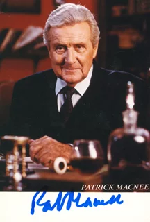 Patrick MacNee autograph