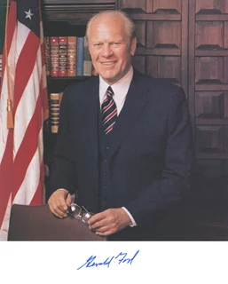 Gerald Ford autograph