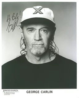 George Carlin autograph