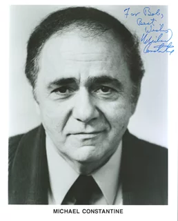 Michael Constantine autograph