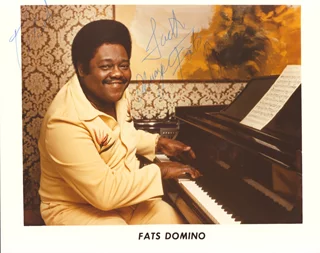 Fats Domino autograph