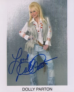 Dolly Parton autograph