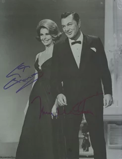 Cyd Charisse & Tony Martin autograph