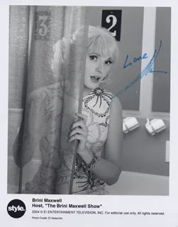 Brini Maxwell autograph