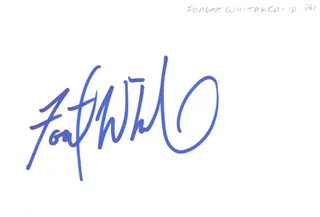 Forest Whitaker autograph