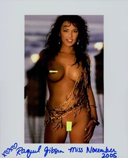 Raquel Gibson autograph