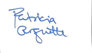 Patricia Arquette autograph