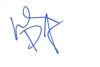 Willem DaFoe autograph