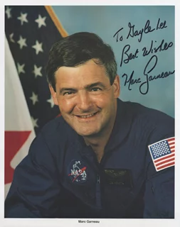 Marc Garneau autograph