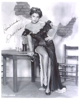 Abbe Lane autograph