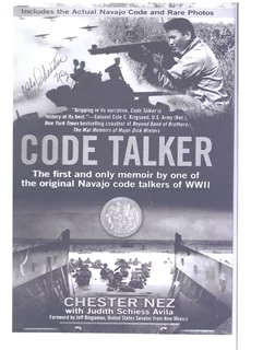 Chester Nez autograph