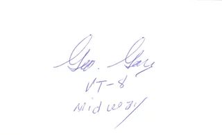 George Gay autograph