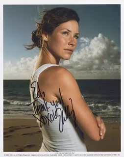 Evangeline Lilly autograph