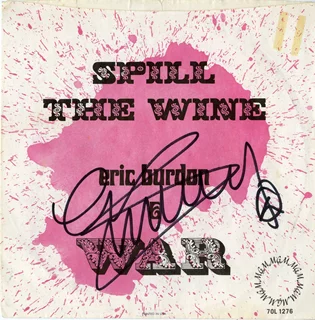 Eric Burden autograph