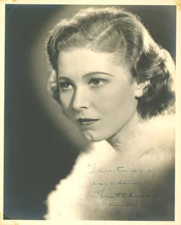 Josephine Hutchinson autograph