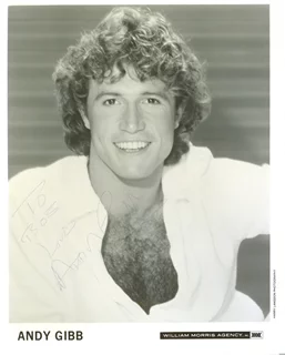 Andy Gibb autograph
