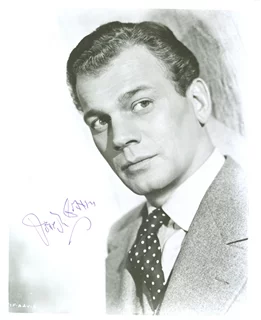Joseph Cotten autograph