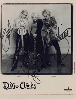 Dixie Chicks autograph
