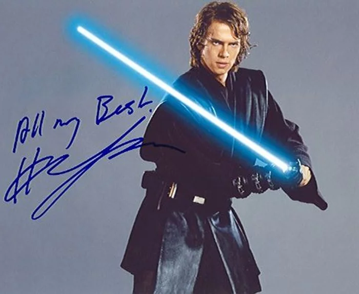 Hayden Christensen autograph