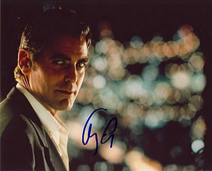 George Clooney autograph