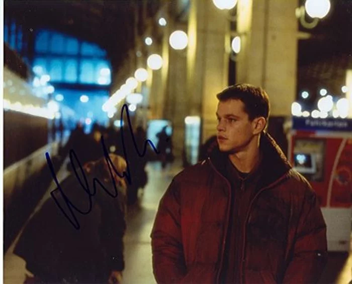 Matt Damon autograph