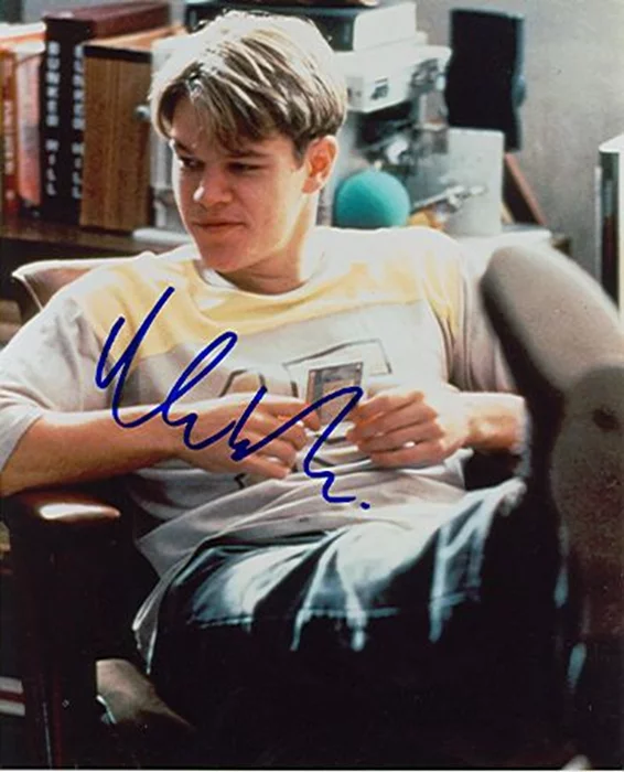 Matt Damon autograph