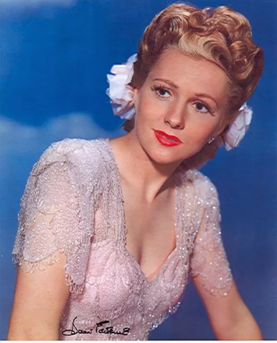 Joan Fontaine autograph