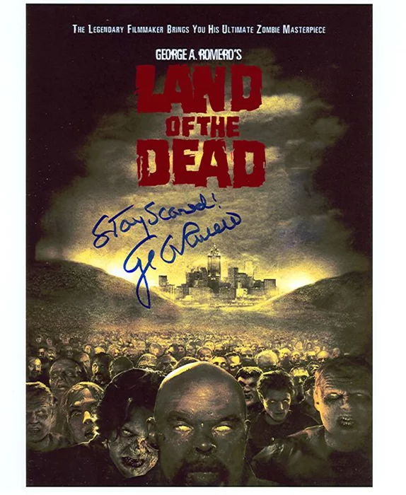 George Romero autograph