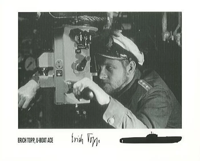 Erich Topp autograph
