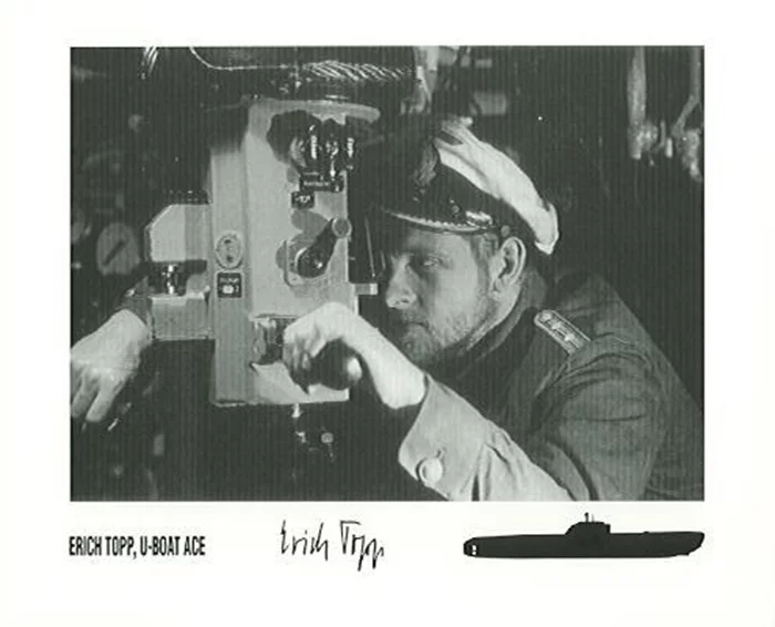 Erich Topp autograph