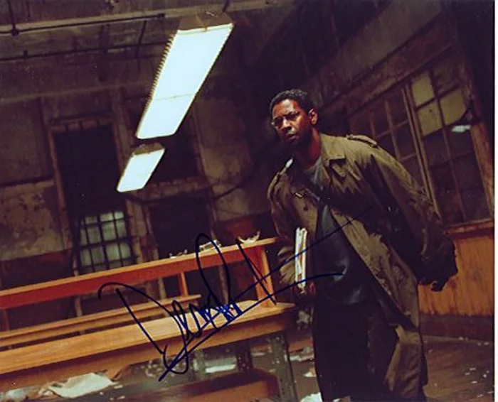 Denzel Washington autograph