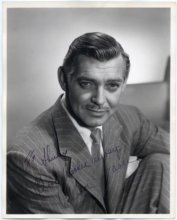 Clark Gable autograph