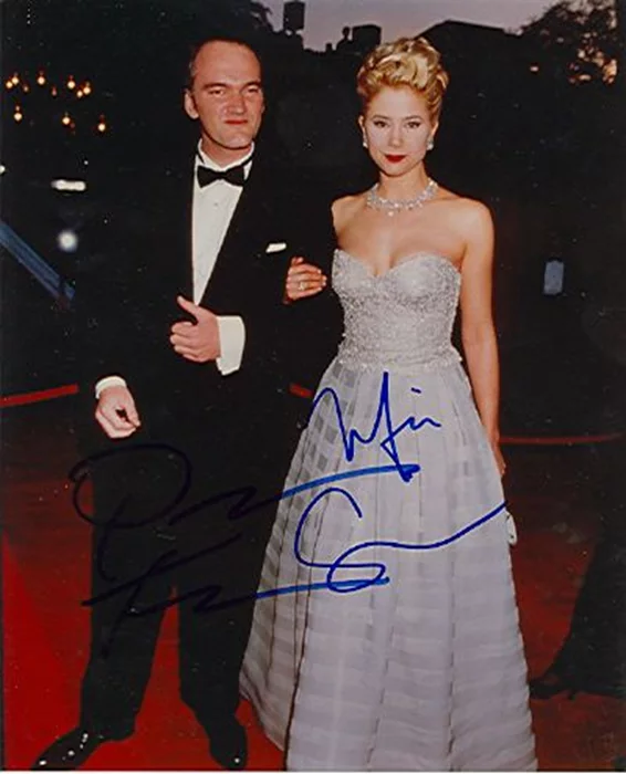 Tarantino & Sorvino autograph