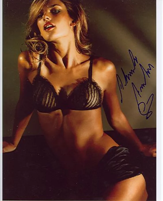 Alessandra Ambrosio autograph