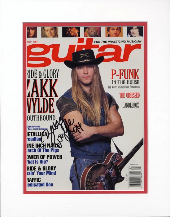 Zakk Wylde autograph