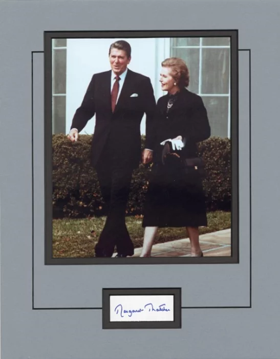 Margaret Thatcher autograph