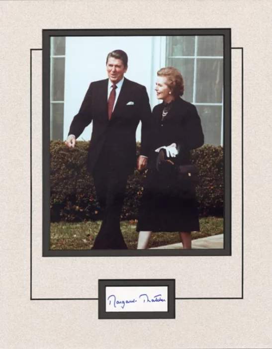 Margaret Thatcher autograph