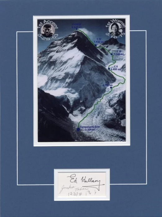 Mt. Everest Exploration autograph