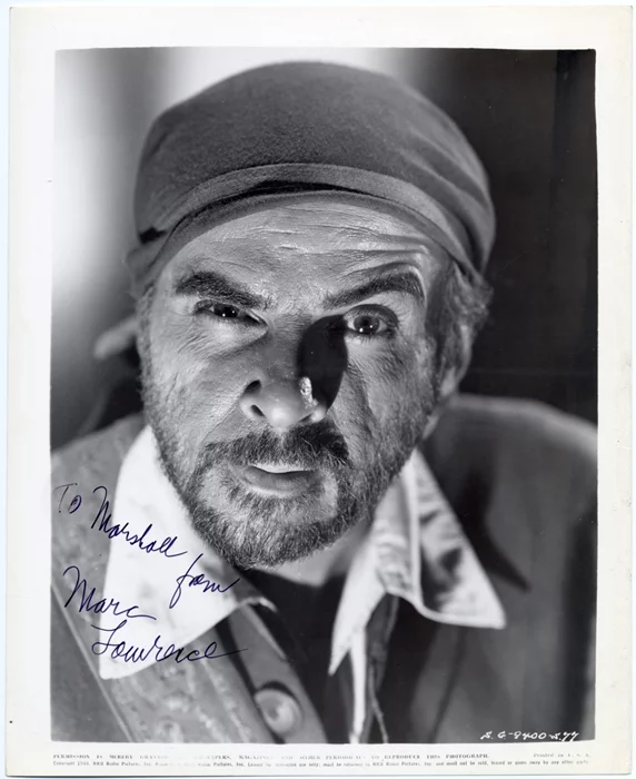 Marc Lawrence autograph