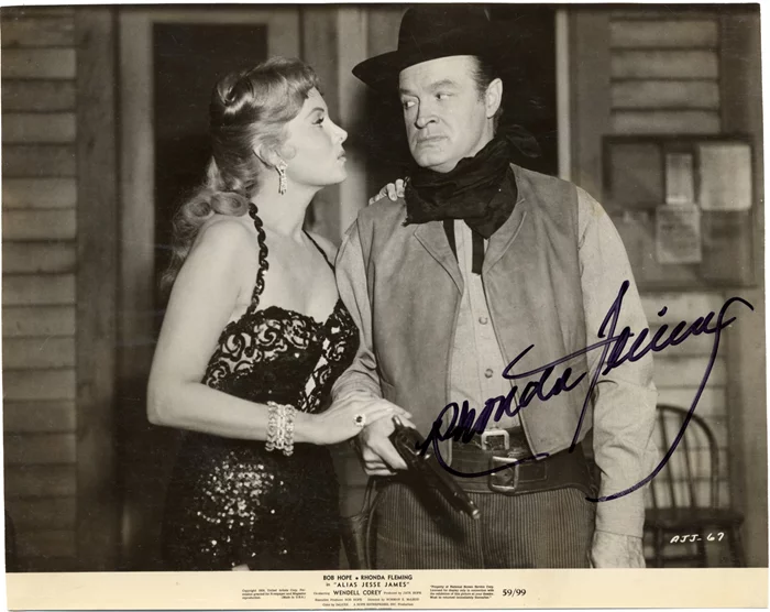 Rhonda Fleming autograph