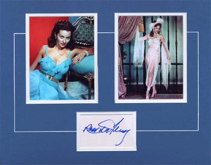 Rhonda Fleming autograph