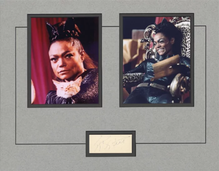 Eartha Kitt autograph