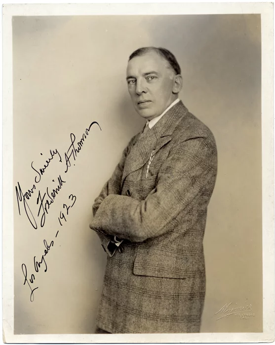Frederick A. Thomson autograph