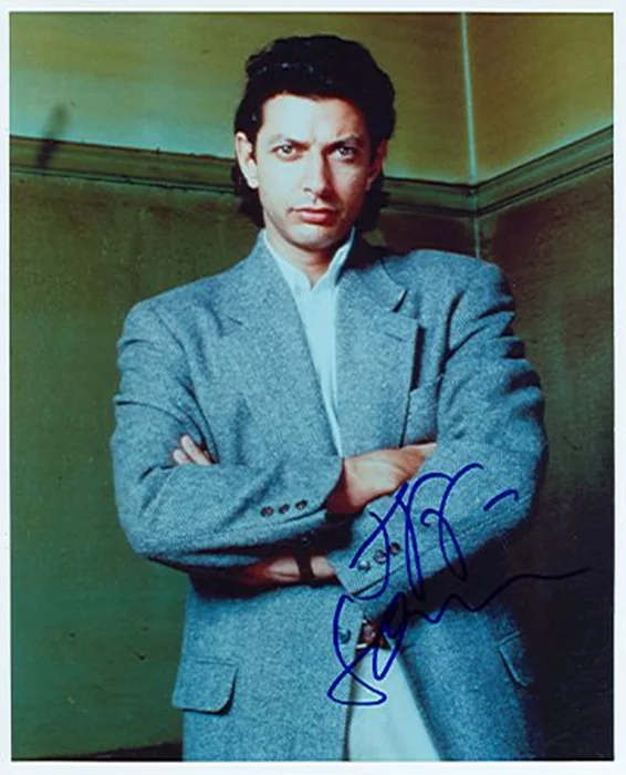 Jeff Goldblum autograph